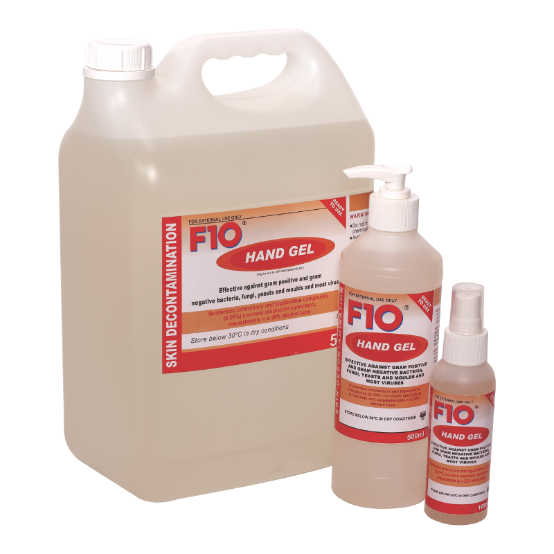 F10 Hand Gel Group – F10 Products